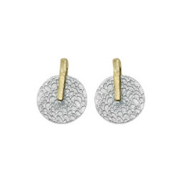 Pendientes KYMBAL de Plata. Baño de Oro 18k