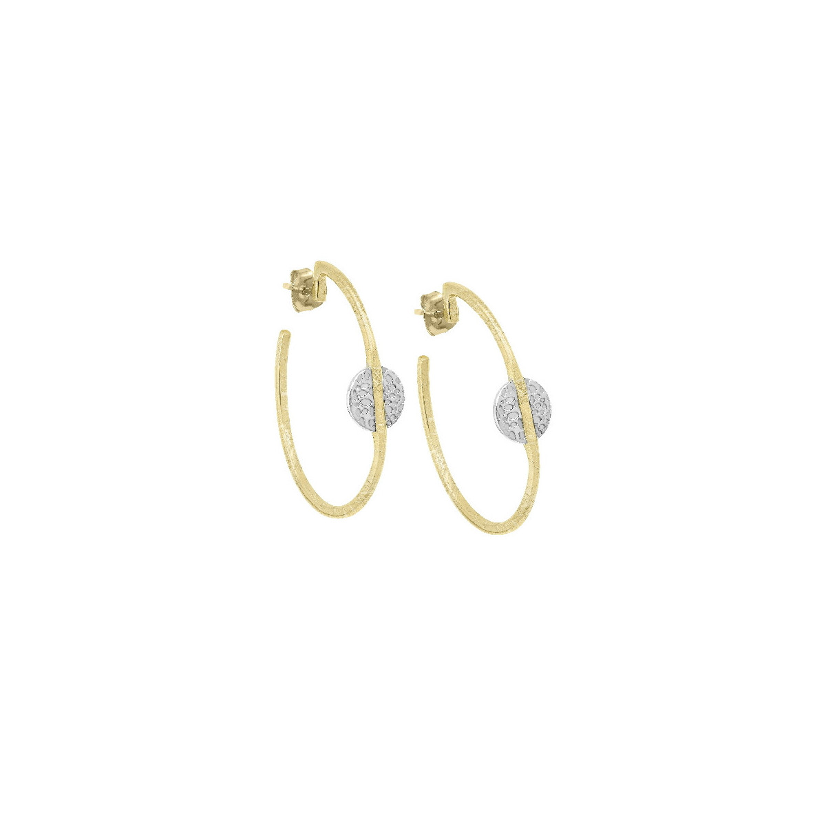 KYMBAL Earrings in Silver. 18k Gold Vermeil