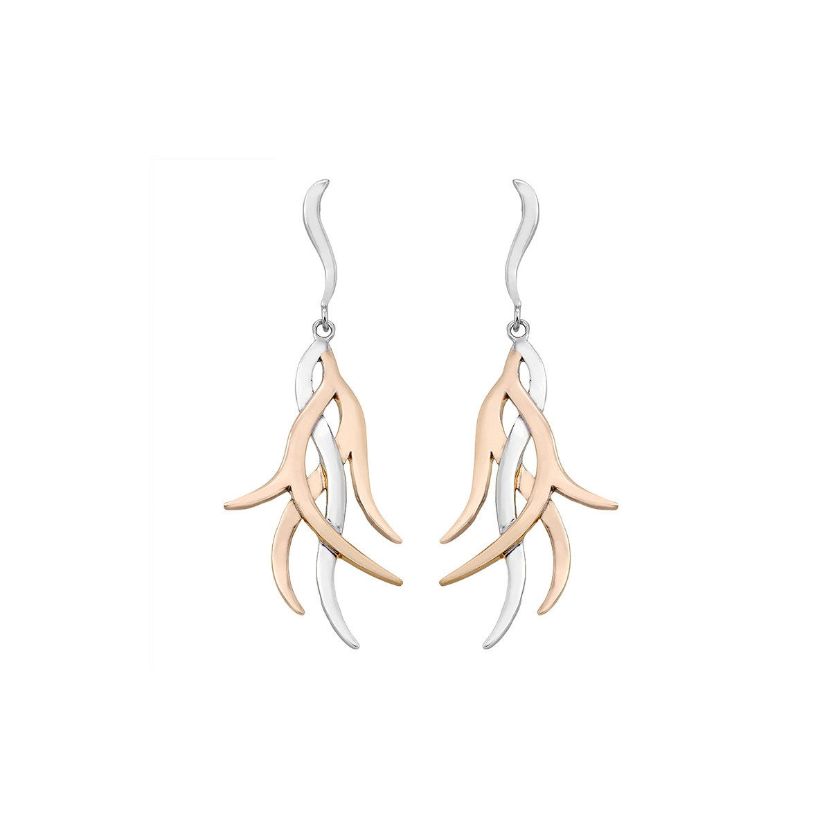 ROOTS Earrings in Silver. 18k Gold Vermeil