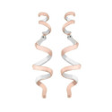 CURLS Earrings in Silver. 18k Gold Vermeil