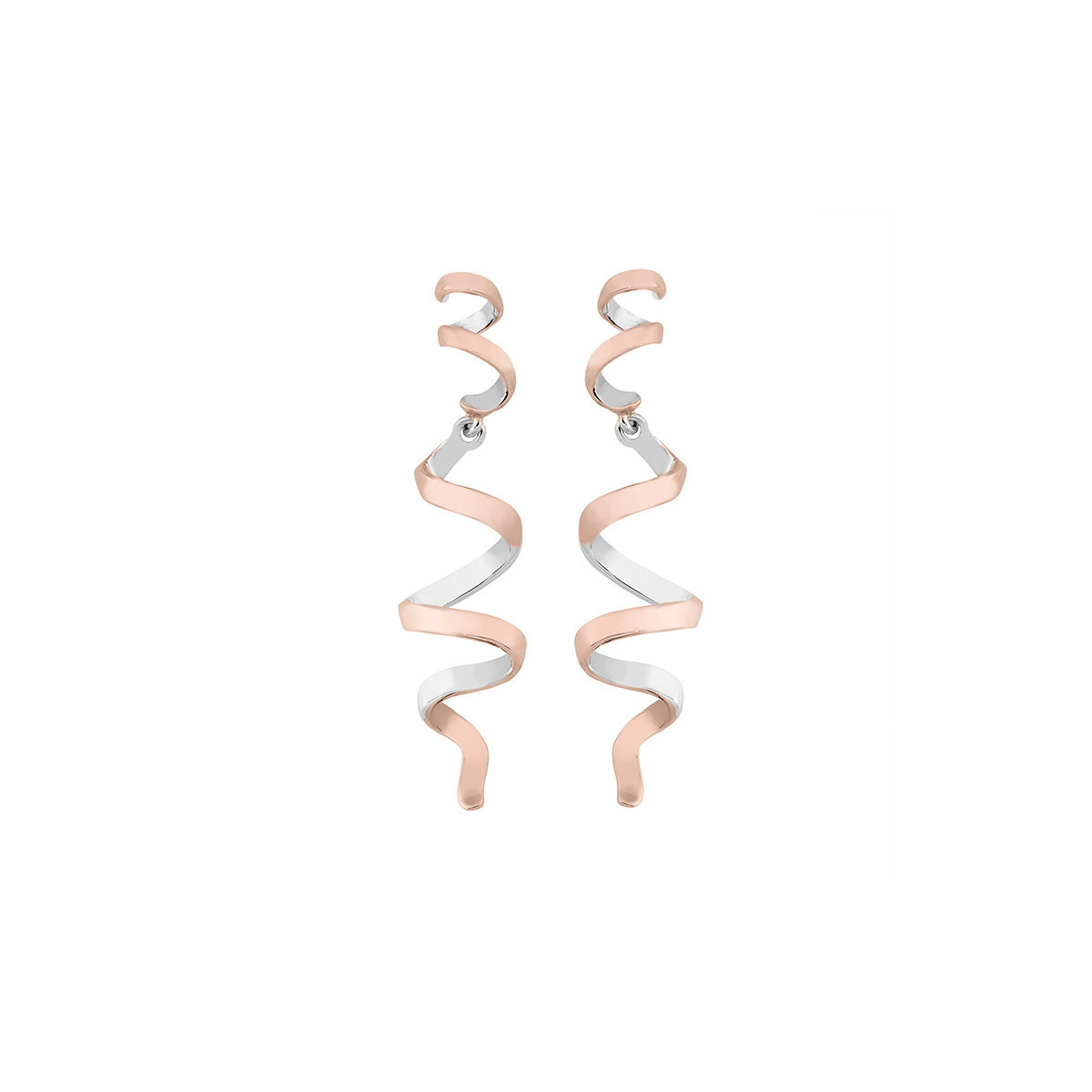 CURLS Earrings in Silver. 18k Gold Vermeil