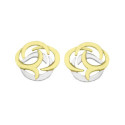 SHIELD Earrings in Silver. 18k Gold Vermeil