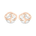 Pendientes SHIELD de Plata. Baño de Oro 18k