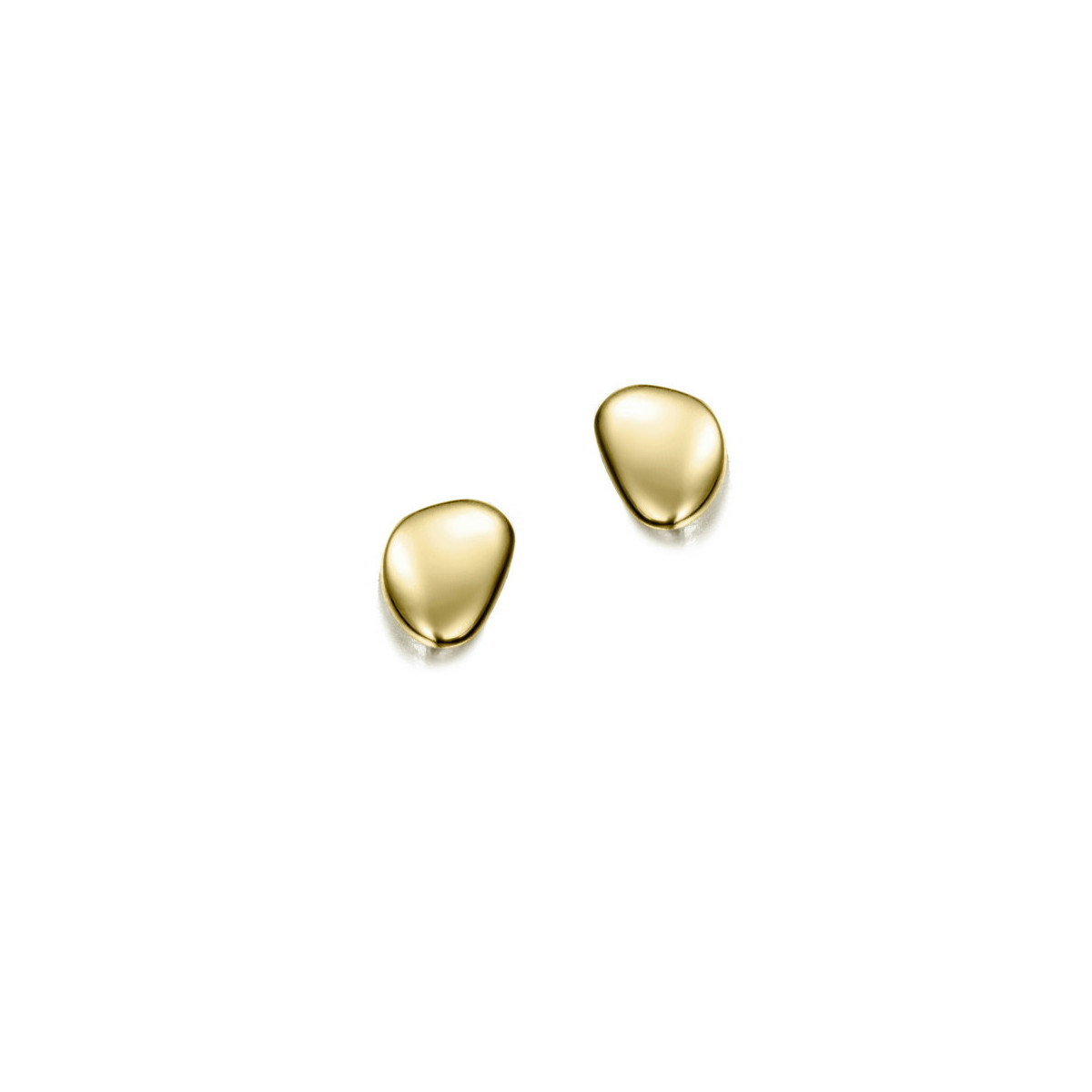 Pendientes MERCURY de Plata. Baño Oro 18k