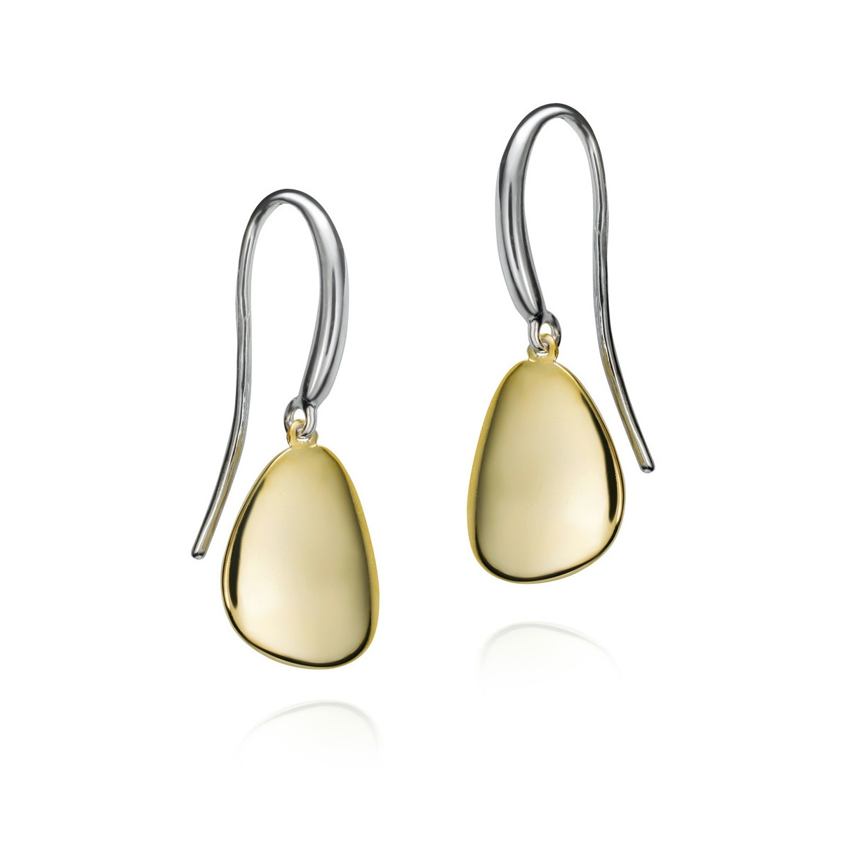 MERCURY Earrings in SILVER. 18k GOLD Vermeil