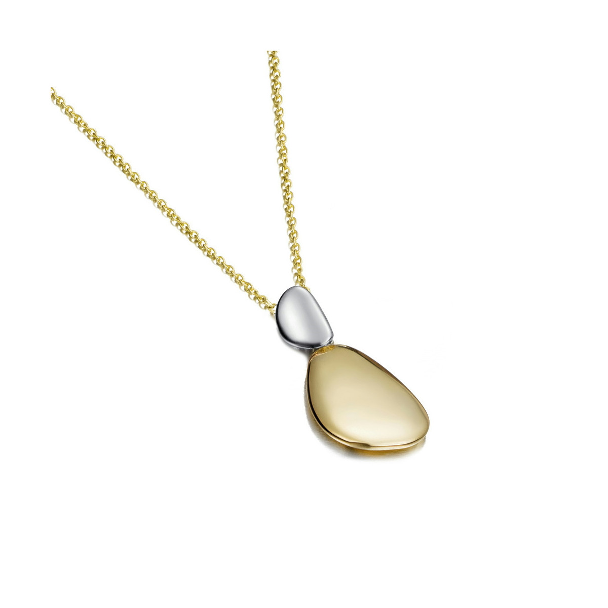 MERCURY Pendant in SILVER. 18k GOLD Vermeil