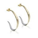 VENICE Earrings in Silver. 18k Gold Vermeil