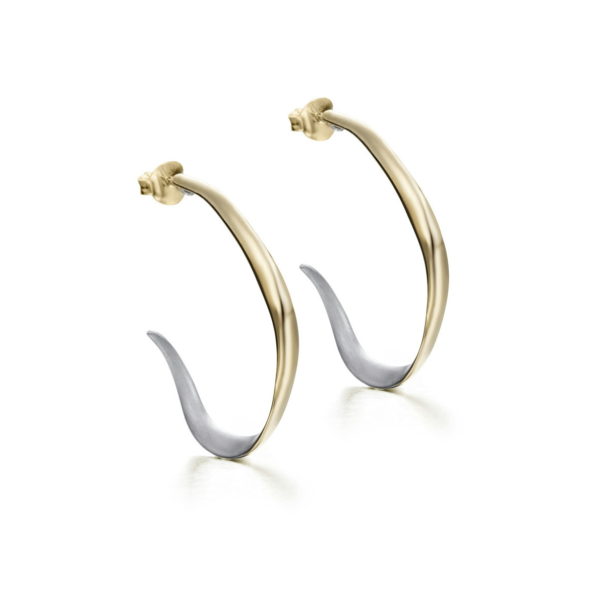 VENICE Earrings in Silver. 18k Gold Vermeil