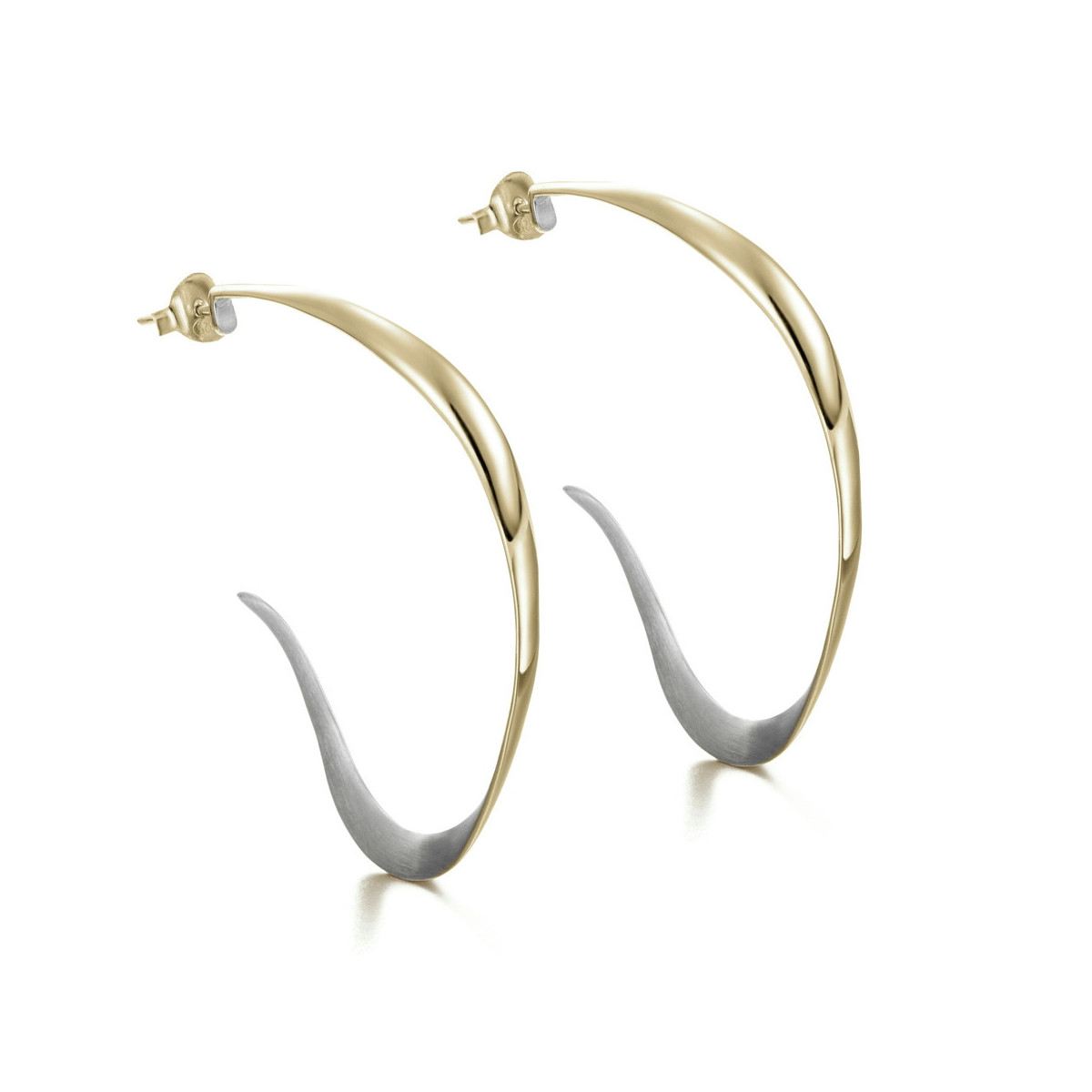 VENICE Earrings in Silver. 18k Gold Vermeil