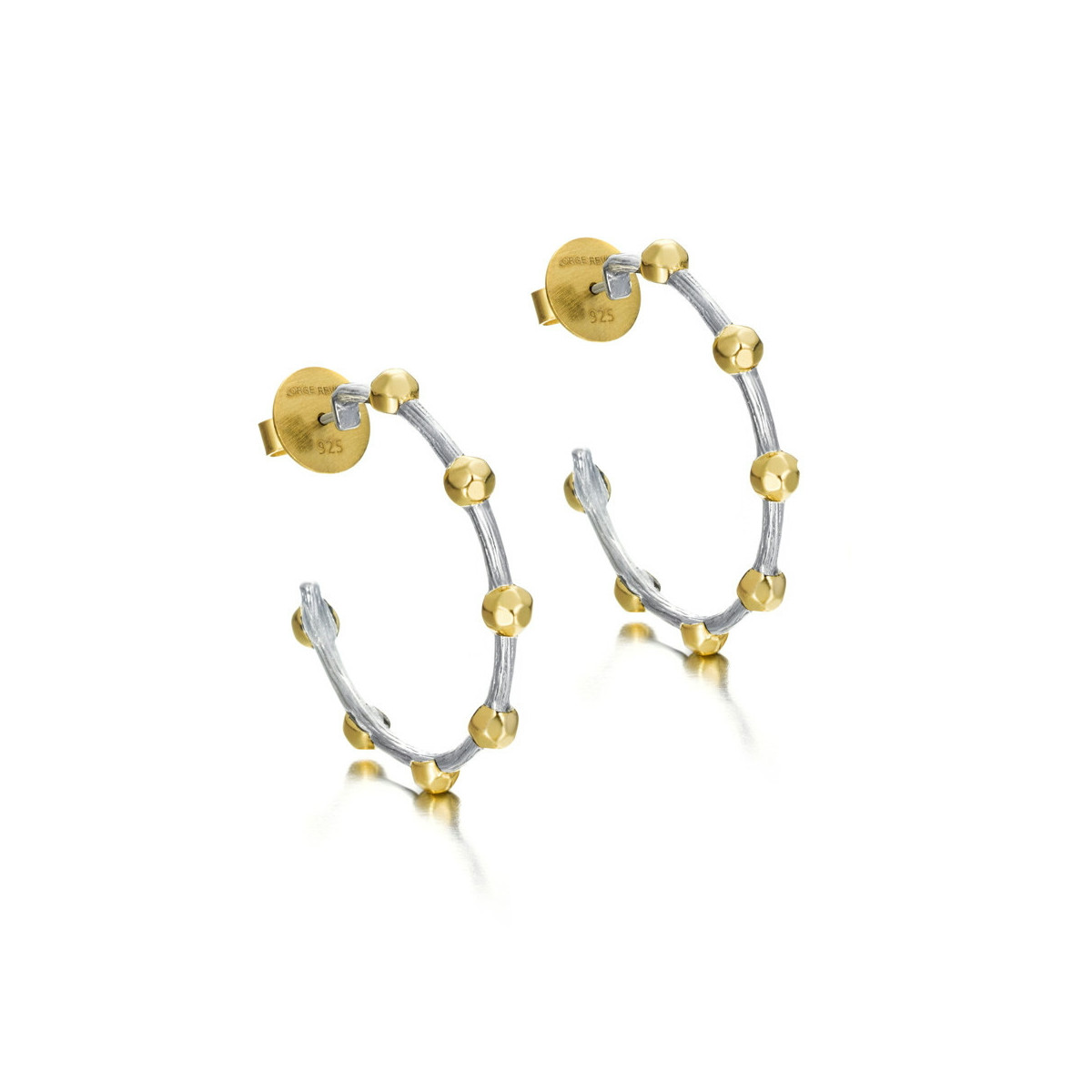 CELESTIAL Earrings in Silver. 18k Gold Vermeil