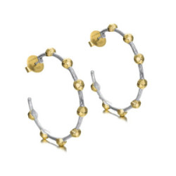 CELESTIAL Earrings in Silver. 18k Gold Vermeil