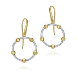 CELESTIAL Earrings in Silver. 18k Gold Vermeil