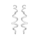 CURLS Earrings in Silver.