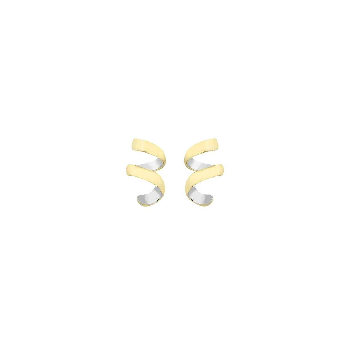 CURLS Earrings in Silver. 18k Gold Vermeil