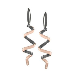 CURLS Earrings in Silver. 18k Gold Vermeil