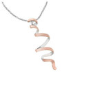 CURLS Pendant in Silver. 18k Gold Vermeil