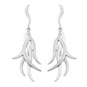 ROOTS Earrings in Silver.