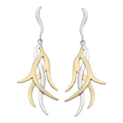 ROOTS Earrings in Silver. 18k Gold Vermeil