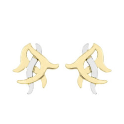 ROOTS Earrings in Silver. 18k Gold Vermeil