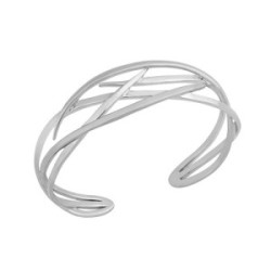 ROOTS Bangle in Silver.