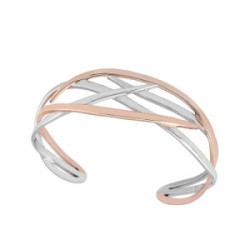 ROOTS Bangle in Silver. 18k Gold Vermeil