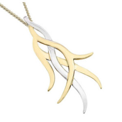 ROOTS Pendant in Silver. 18k Gold Vermeil