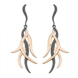 ROOTS Earrings in Silver. 18k Gold Vermeil-ruth