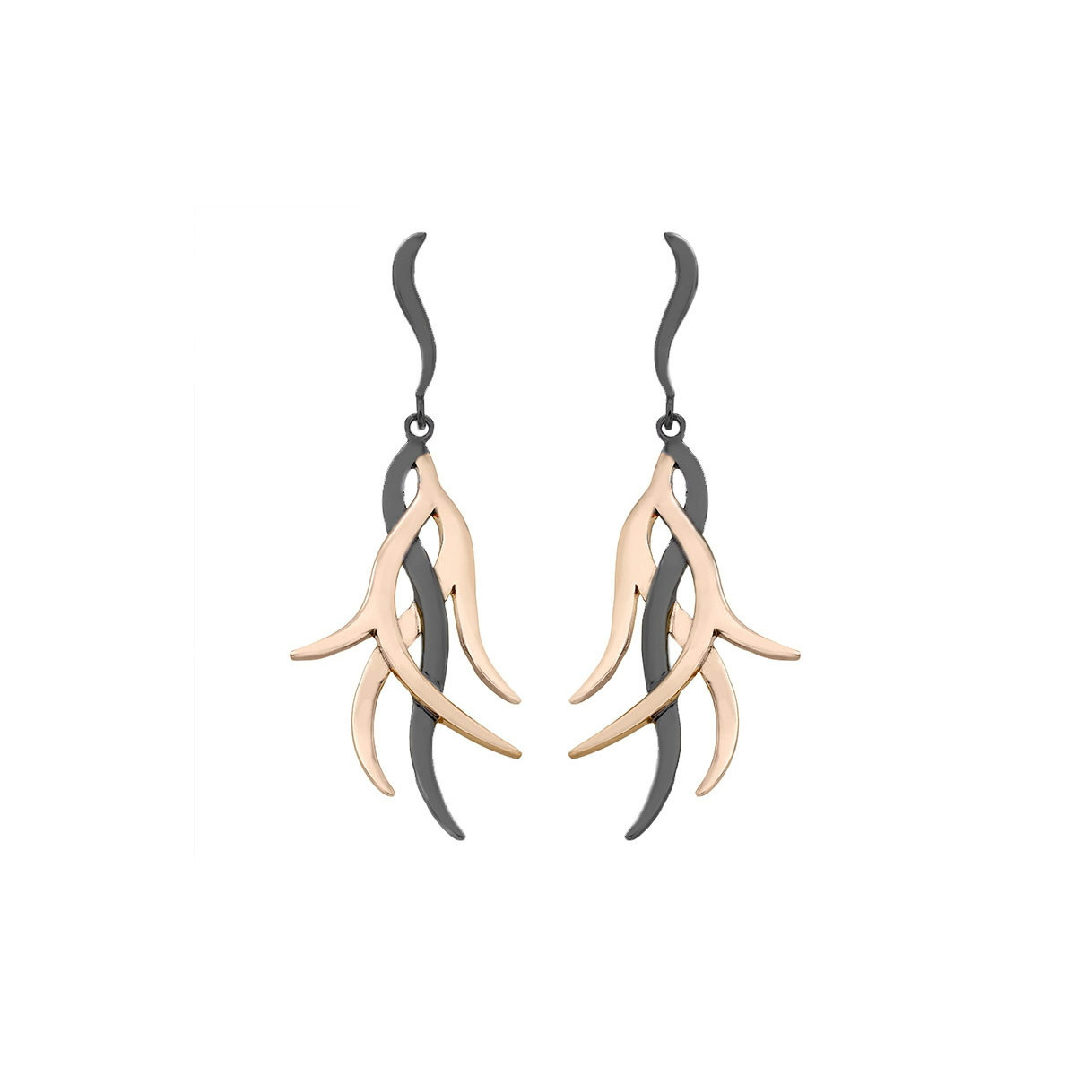 ROOTS Earrings in Silver. 18k Gold Vermeil-ruth