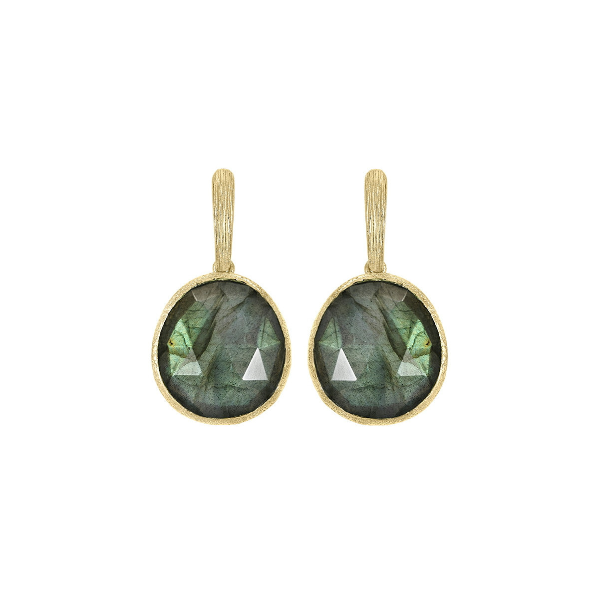 Pendientes SHADE de Plata.Baño de Oro 18k