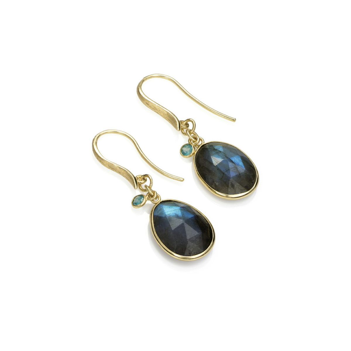 SHADE Earrings in Silver. 18k Gold Vermeil