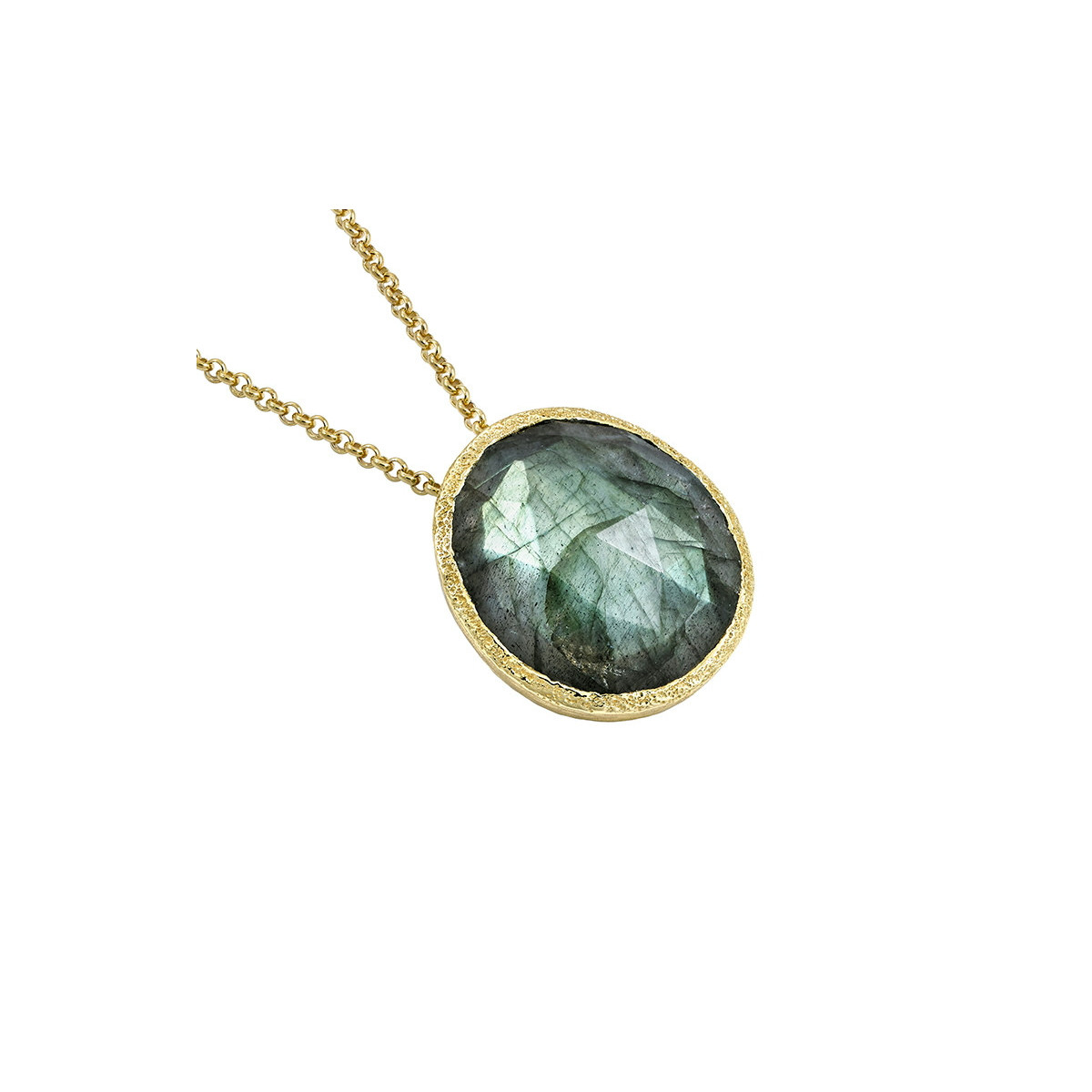 SHADE Pendant in Silver. 18k Gold Vermeil