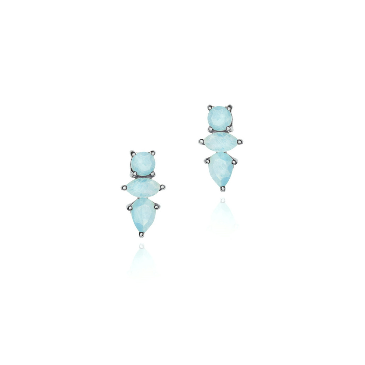 BELLA Earrings in Silver.