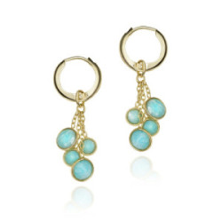 BELLA Earrings in Silver. 18k Gold Vermeil