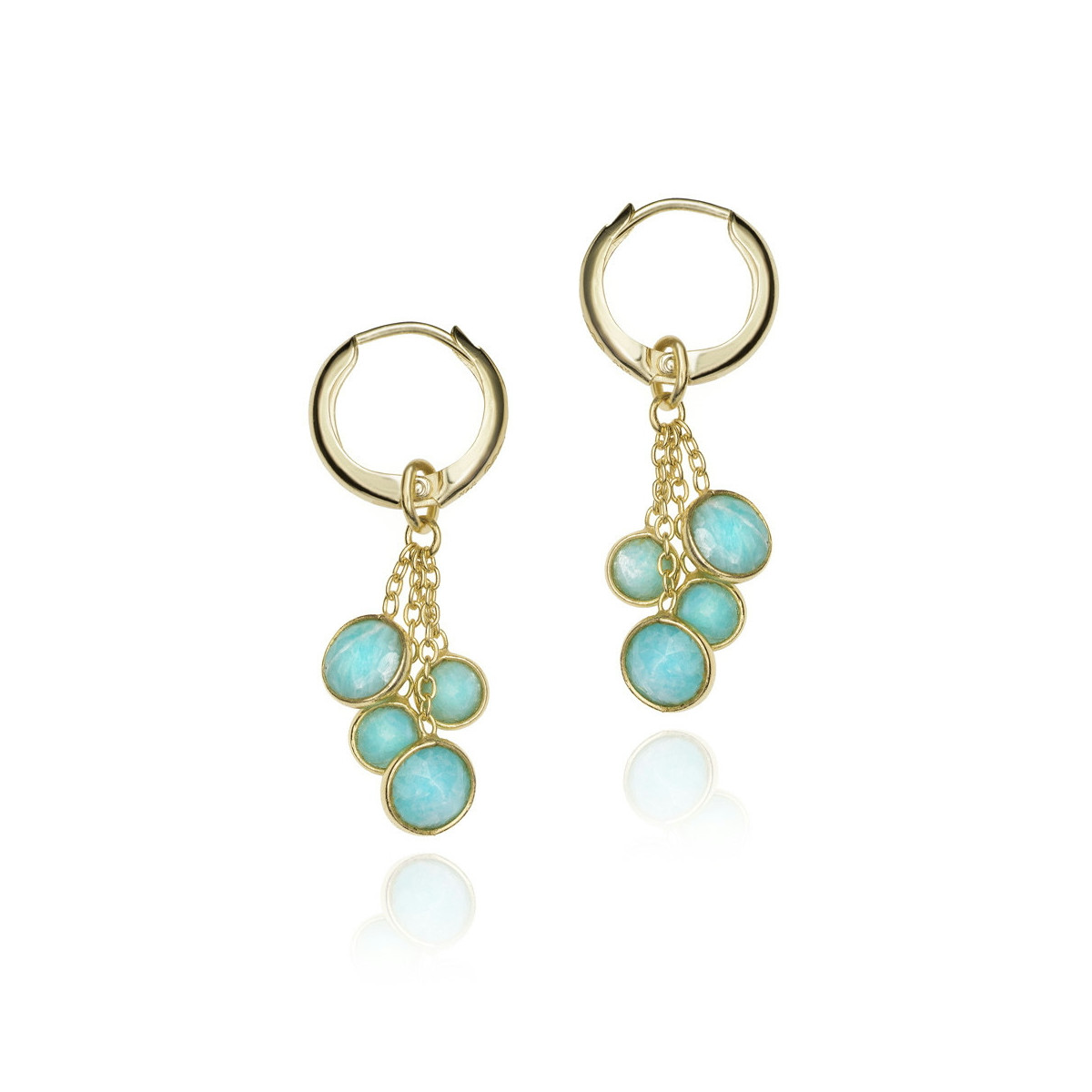 BELLA Earrings in Silver. 18k Gold Vermeil