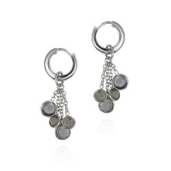 BELLA Earrings in Silver.