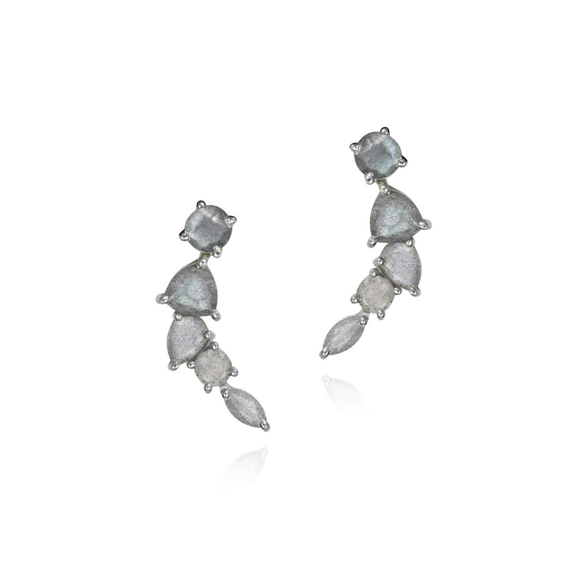 BELLA Earrings in Silver.