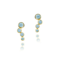 BELLA Earrings in Silver. 18k Gold Vermeil