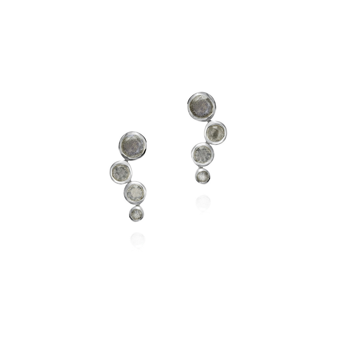 BELLA Earrings in Silver.