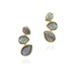 BELLA Earrings in Silver. 18k Gold Vermeil