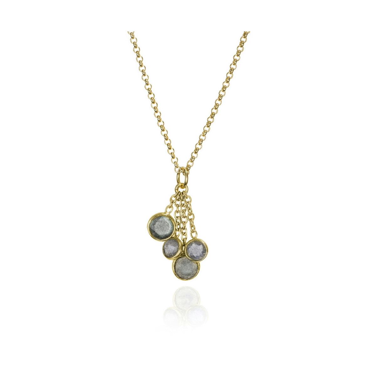 BELLA Pendant in Silver.18k Gold Vermeil