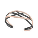 ROOTS Bangle in Silver. 18k Gold Vermeil