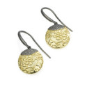 TOKYO Earrings in Silver. Black Ruthenium and 18k Gold Vermeil