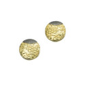 TOKYO Earrings in Silver. Black Ruthenium and 18k Gold Vermeil