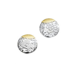 Pendientes TOKYO de Plata. Baño de Oro 18k