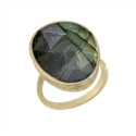 SHADE Ring in Silver. 18k Gold Vermeil