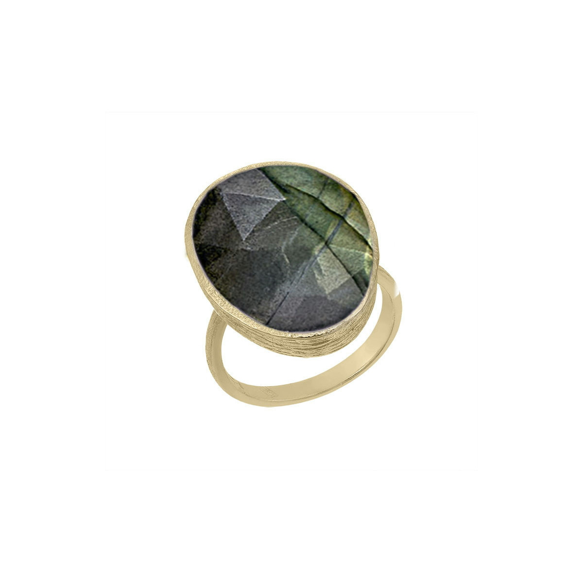 SHADE Ring in Silver. 18k Gold Vermeil