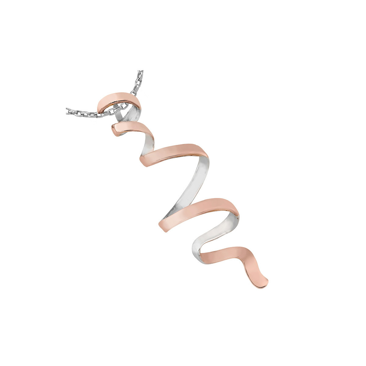 CURLS Pendant in Silver. 18k Gold Vermeil CURLS Pendant in Silver. 18k Gold Vermeil