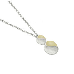 SUN Pendant in Silver. 18k Gold Vermeil