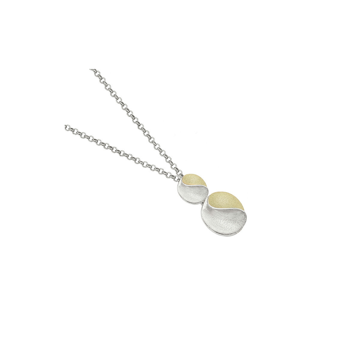 SUN Pendant in Silver. 18k Gold Vermeil