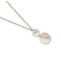 SUN Pendant in Silver. 18k rose Gold Vermeil